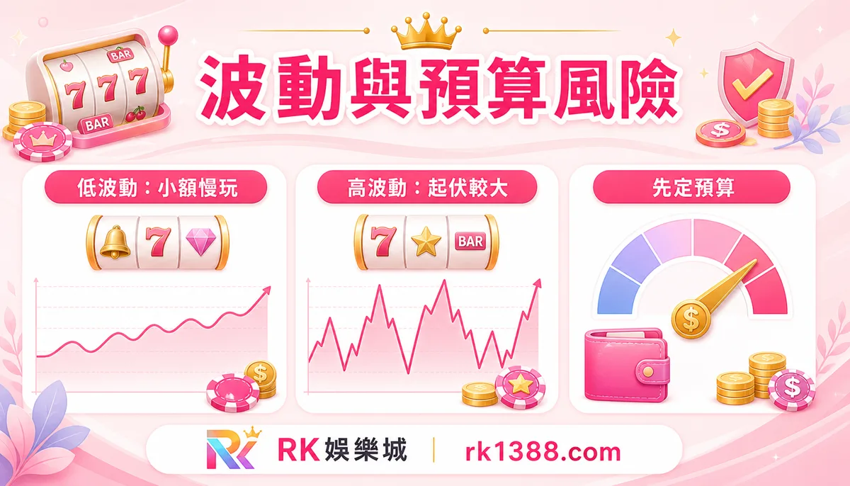 RK娛樂城老虎機波動與資金風險資訊圖